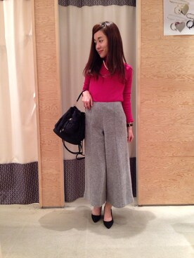 「Q（キュー）のアイテム（シューズ）」を使った、kubさん（レディース・152cm）の秋コーディネート