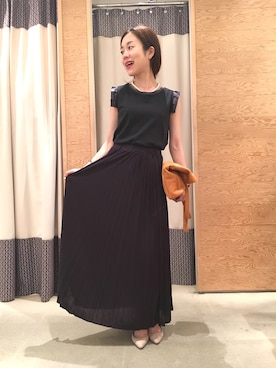 「Q（キュー）のアイテム（アクセサリー）」を使った、kubさん（レディース・152cm）の夏コーディネート