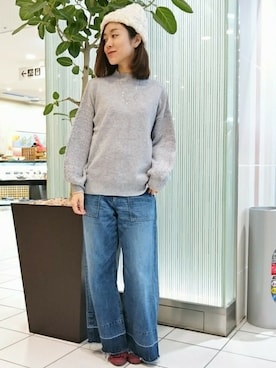 kubさん（レディース・152cm）の冬コーディネート