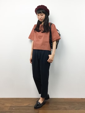 「かっちりスタイル」｜hinaさん（レディース・163cm）の夏コーディネート