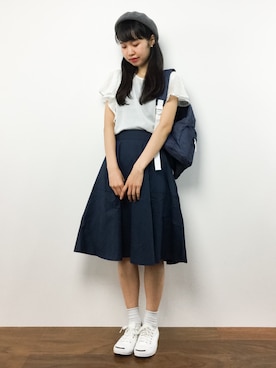 「AIC.（エーアイシー）のアイテム」を使った、hinaさん（レディース・163cm）の夏コーディネート