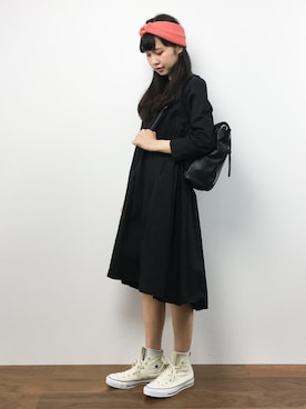 「ancheri（アンシェリ）のアイテム」を使った、hinaさん（レディース・163cm）の夏コーディネート