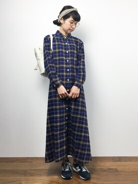 「chapter world（チャプターワールド）のアイテム（バッグ）」を使った、hinaさん（レディース・163cm）の夏コーディネート