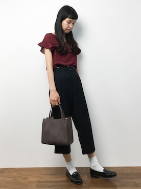 「かっちりスタイル」｜hinaさん（レディース・163cm）の秋コーディネート