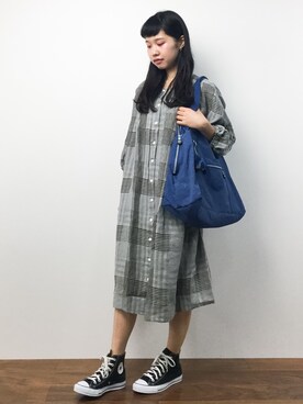 「kipling（キプリング）のアイテム」を使った、hinaさん（レディース・163cm）の秋コーディネート