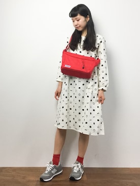 「5441 by sunduck（ゴーヨンヨンイチバイサンダック）のアイテム」を使った、hinaさん（レディース・163cm）の秋コーディネート
