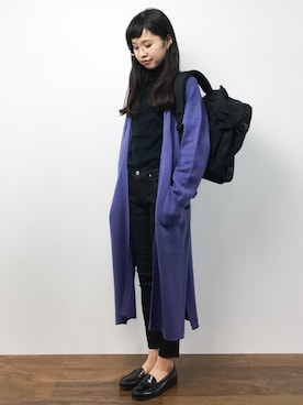 「ハイネックトップス」｜hinaさん（レディース・163cm）の秋コーディネート