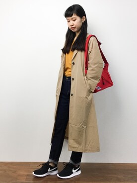 「5441 by sunduck（ゴーヨンヨンイチバイサンダック）のアイテム」を使った、hinaさん（レディース・163cm）の秋コーディネート