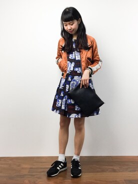 「I am I in fact...（アイアムアイインファクト）のアイテム（その他アウター）」を使った、hinaさん（レディース・163cm）の秋コーディネート