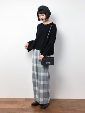 「Ted Baker（テッドベーカー）のアイテム」を使った、hinaさん（レディース・163cm）の秋コーディネート