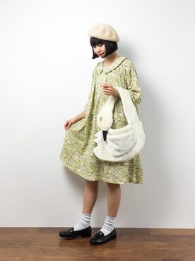 「スワン」｜hinaさん（レディース・163cm）の秋コーディネート
