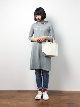 「フェリシモキッズ（フェリシモキッズ）のアイテム」を使った、hinaさん（レディース・163cm）の冬コーディネート