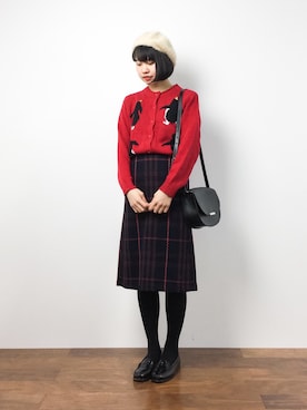 hinaさん（レディース・163cm）の冬コーディネート