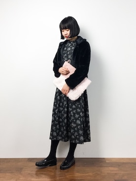 hinaさん（レディース・163cm）の冬コーディネート