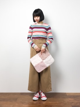 hinaさん（レディース・163cm）の冬コーディネート