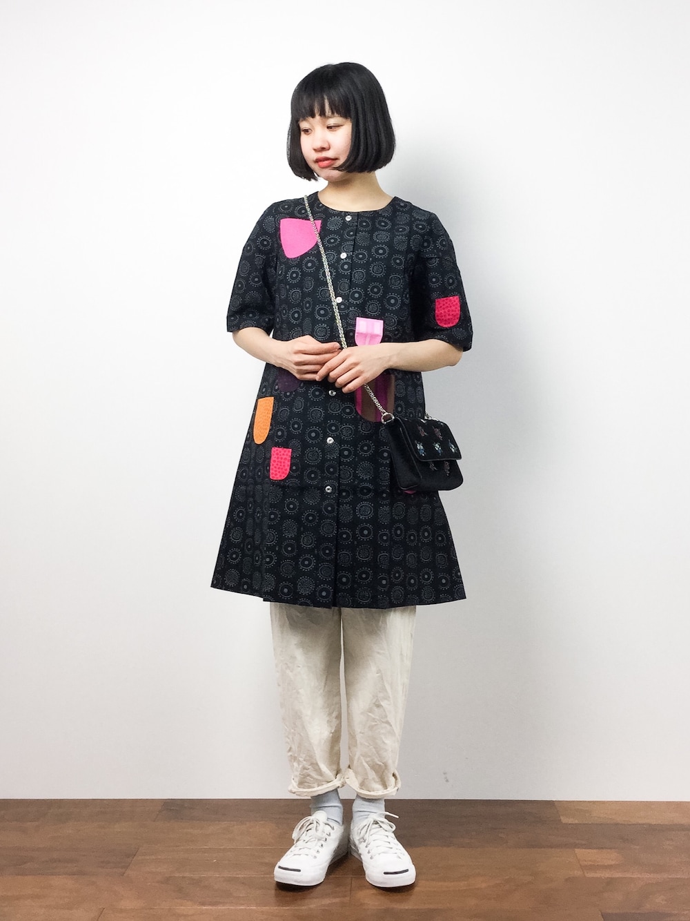 Marimekko マリメッコ ♡ Kurkistus Nadjaドレス 42 Marimekko