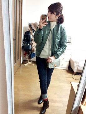 akaa*さん（レディース・159cm）の冬コーディネート