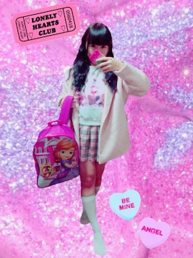 「原宿」｜「アイテム（チェスターコート）」を使った、🍓🍓さん（レディース・153cm）の秋コーディネート