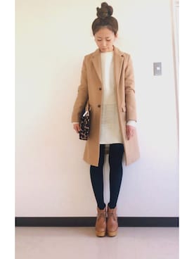 eanさん（レディース・155cm）の冬コーディネート