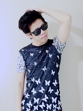 「wearsg」｜「アイテム（Tシャツ/カットソー）」を使った、Paulさん（メンズ・168cm）の秋コーディネート