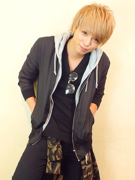 「WEGO（ウィゴー）のアイテム（ブルゾン）」を使った、yaxataさん（メンズ・171cm）の冬コーディネート