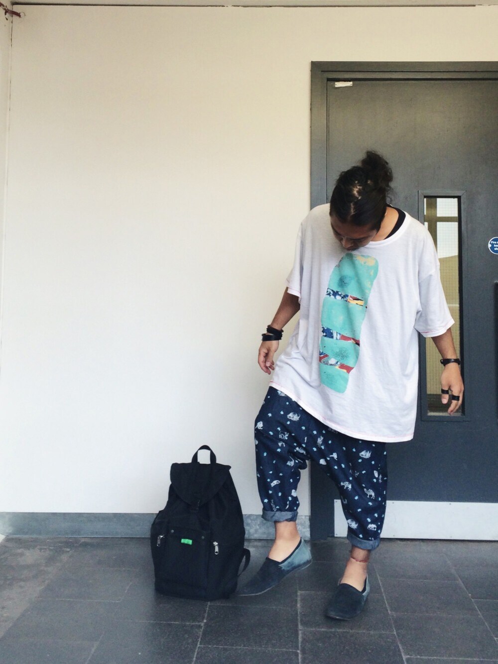 bedsidedrama 2015ガーデンワイドキュロットパンツ 猫 兎柄 bedsidedrama 2015ガーデンワイドキュロットパンツ 猫 兎柄