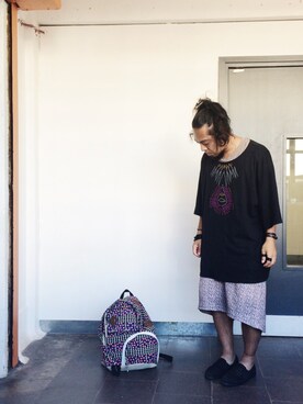 「FABRICK（ファブリック）のアイテム」を使った、higeさん（メンズ・165cm）の夏コーディネート