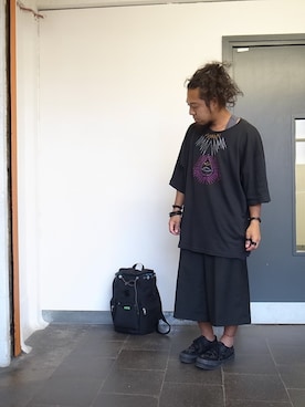 「JULIEN DAVID（ジュリエンデビッド）のアイテム」を使った、higeさん（メンズ・165cm）の夏コーディネート
