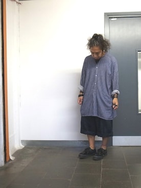 「JULIEN DAVID（ジュリエンデビッド）のアイテム」を使った、higeさん（メンズ・165cm）の秋コーディネート