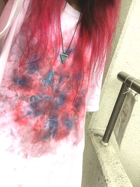 「染 0658のアイテム（パーカー、グレー系）」を使った、ひ みさん（レディース・160cm）の夏コーディネート