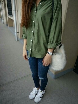 Dさん（レディース・172cm）の秋コーディネート