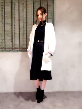 「HARE（ハレ）のアイテム（チョーカー）」を使った、OGATAさん（レディース・164cm）の秋コーディネート