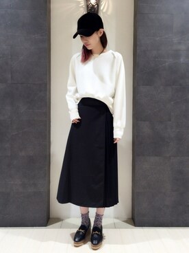 「HARE（ハレ）のアイテム（チョーカー）」を使った、OGATAさん（レディース・164cm）の秋コーディネート