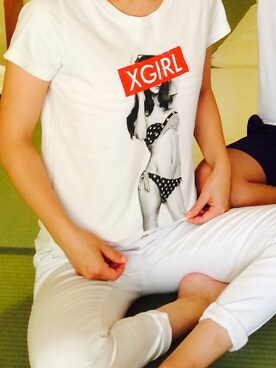 「X-girl（エックスガール）のアイテム」を使った、dmsさん（レディース・162cm）の秋コーディネート