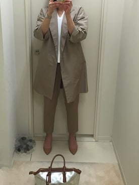 「シルバーバッグ」｜mamachanさん（レディース・168cm）の春コーディネート