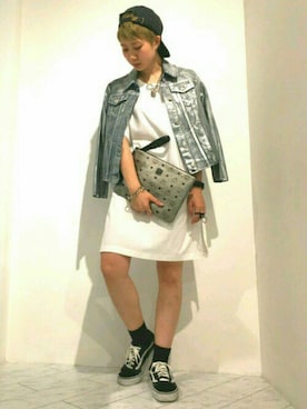 「MSGM（エムエスジーエム）のアイテム（ジャケット/アウター）」を使った、オダジマ ミユキ【LHP WOMEN】さん（レディース・160cm）の夏コーディネート