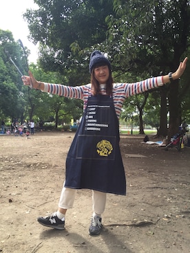 「go slow caravan」｜「アイテム（その他）」を使った、えのちゃんさん（レディース・165cm）の秋コーディネート