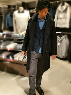 ガロタツさん(メンズ・174cm)の冬コーディネート