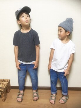 nati+genさん（キッズ・110cm）の夏コーディネート