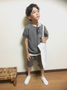 「ドラフトCO」｜nati+genさん（キッズ・120cm）の夏コーディネート