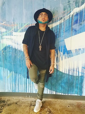 「ALDO（アルド）のアイテム（アナログ腕時計）」を使った、Chynoさん（メンズ・175cm）の秋コーディネート