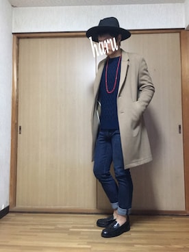 「RAGEBLUE（レイジブルー）のアイテム（ジャケット/アウター）」を使った、harukiさん（メンズ・170cm・10代）の秋コーディネート