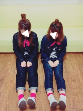 「CONVERSE（コンバース）のCONVERSE ALL STAR　ハイカットスニーカー（スニーカー）」を使った、rukiiiinさん（レディース・157cm）の春コーディネート