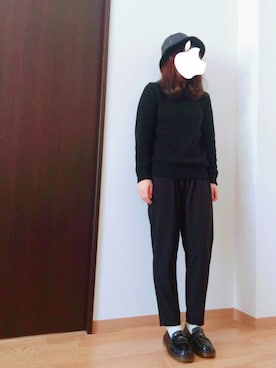 「冬春コーデ」｜「アイテム（つなぎ/オールインワン）」を使った、ニシマルさん（レディース・157cm）の春コーディネート