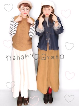 aさん（レディース・158cm）の秋コーディネート