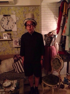 「KRIS VAN ASSCHE（クリスヴァンアッシュ）のアイテム（ブーツ）」を使った、okahideさん（メンズ・175cm）の夏コーディネート