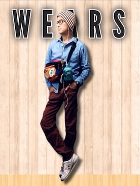 「SMART TURNOUT（スマートターンアウト）のアイテム」を使った、*shu*さん（メンズ・171cm）の秋コーディネート