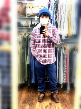 「ALTERNATIVE APPAREL（オルタナティブアパレル）のアイテム」を使った、*shu*さん（メンズ・171cm）の春コーディネート