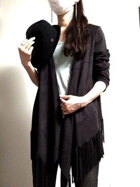 「IOSSELLIANI（イオッセリアーニ）のアイテム（ピアス（両耳用））」を使った、ヨウコさん（レディース・173cm）の秋コーディネート