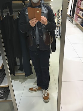 「JUNYA WATANABE MAN（ジュンヤワタナベマン）のアイテム（ブルゾン）」を使った、HIRさん（メンズ・165cm）の春コーディネート